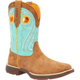 Lady Rebel™ by Durango® Women's Dusty Brown & Sky Blue Western Boot - Durango - Flyclothing LLC
