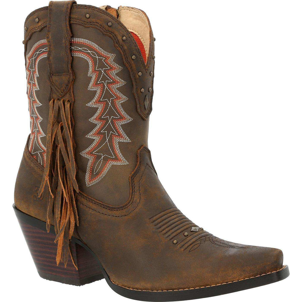 Crush™ by Durango® Women's Roasted Pecan Bootie Western Boot - Durango - Flyclothing LLC