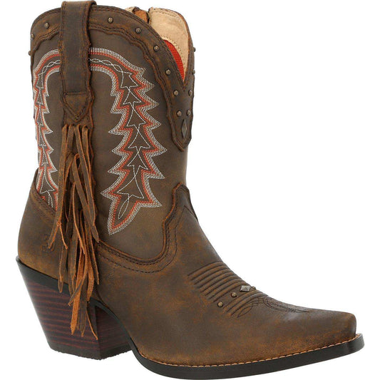 Crush™ by Durango® Women's Roasted Pecan Bootie Western Boot - Durango - Flyclothing LLC