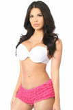 Daisy Corsets Fuchsia Ruffle Panty w/Bow - Daisy Corsets - Flyclothing LLC