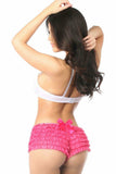 Daisy Corsets Fuchsia Ruffle Panty w/Bow - Daisy Corsets - Flyclothing LLC