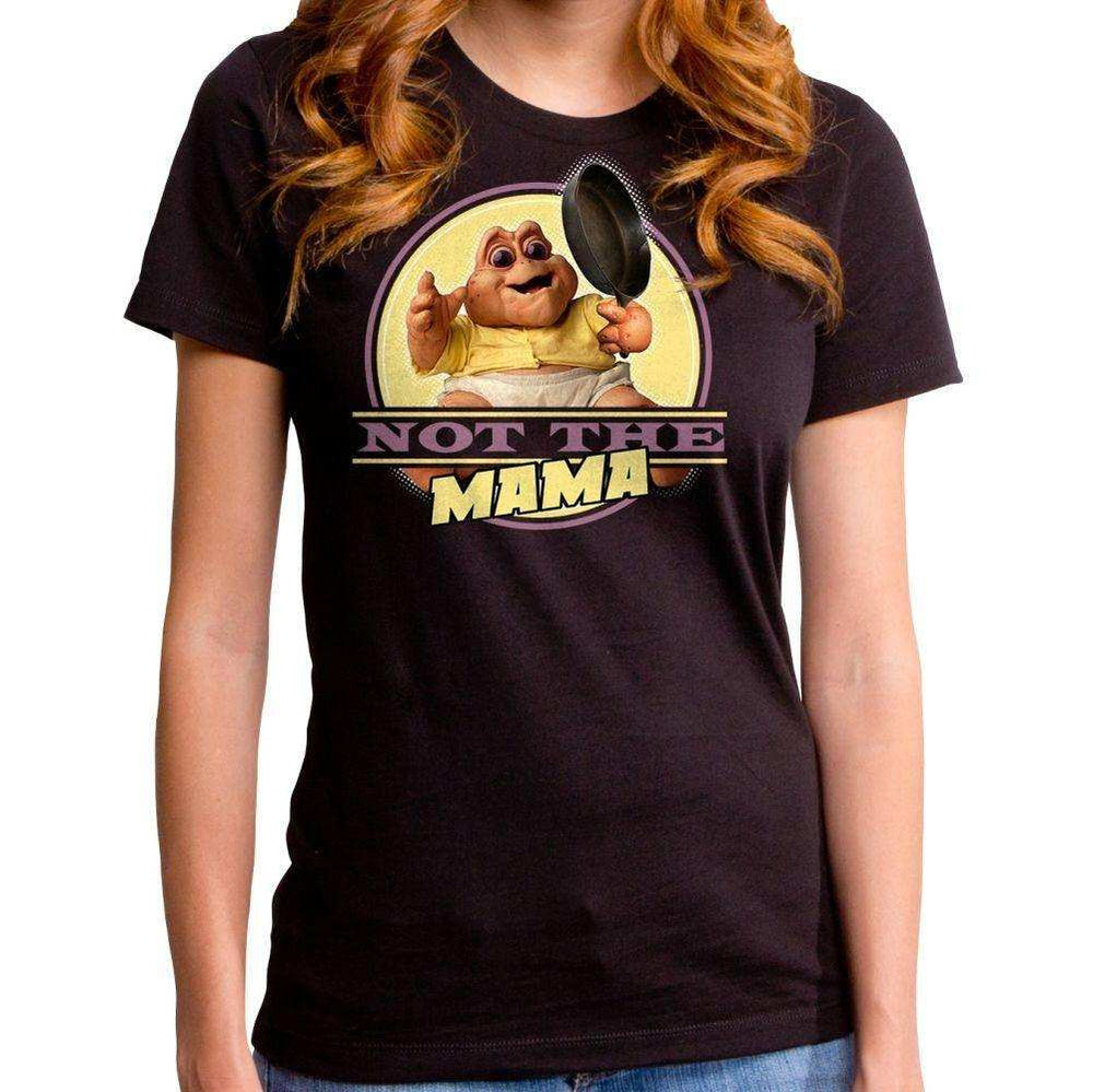 Dinosaurs not the mama with pan black girls tee - Dinosaurs - Flyclothing LLC