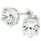 7mm Round Cut Stud Earrings - JGI - Flyclothing LLC