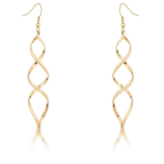 Golden Twist Earrings - JGI - Flyclothing LLC