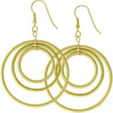 Golden Illusion Hoop Earrings - JGI - Flyclothing LLC