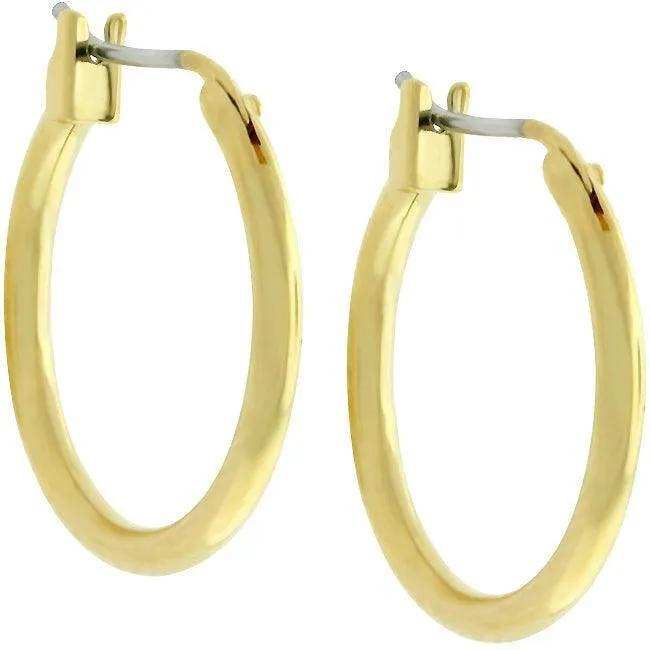 Small Golden Hoop Earrings - JGI - Flyclothing LLC