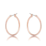 Small Rosegold Hoop Earrings - JGI - Flyclothing LLC