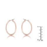 Small Rosegold Hoop Earrings - JGI - Flyclothing LLC