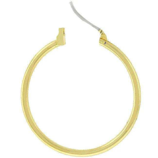 Golden Hoop Earrings - JGI - Flyclothing LLC