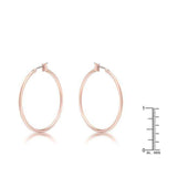 Elegant Rosegold Hoop Earrings - JGI - Flyclothing LLC