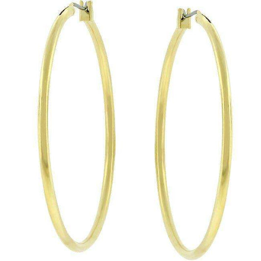 Large Golden Hoop Earrings - JGI - Flyclothing LLC