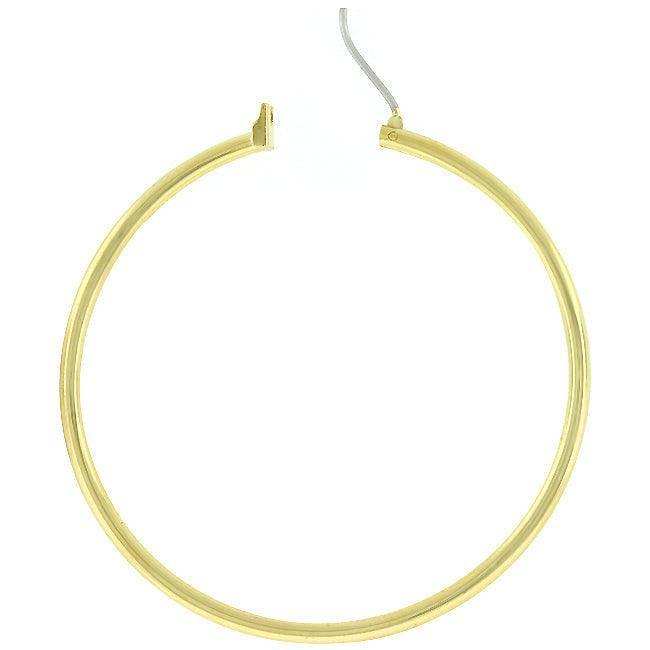 Large Golden Hoop Earrings - JGI - Flyclothing LLC