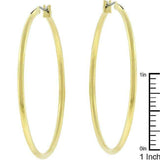 Large Golden Hoop Earrings - JGI - Flyclothing LLC