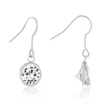 Bezel Solitaire Stud Earrings - JGI - Flyclothing LLC