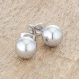 Julie Rhodium Sphere Stud Earrings - JGI - Flyclothing LLC