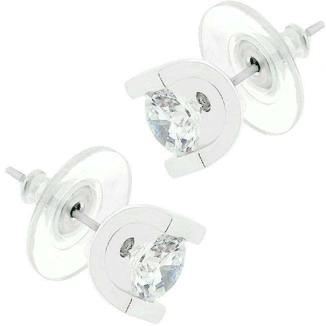 Brilliant Set Cubic Zirconia Earrings - JGI - Flyclothing LLC