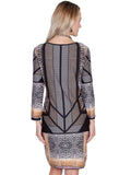 Scully BLACK ANIMAL PRINT DRESS W/PEEK A BOO - Scully Leather - Flyclothing LLC