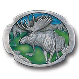 Moose Antiqued Belt Buckle - Siskiyou Buckle - Flyclothing LLC