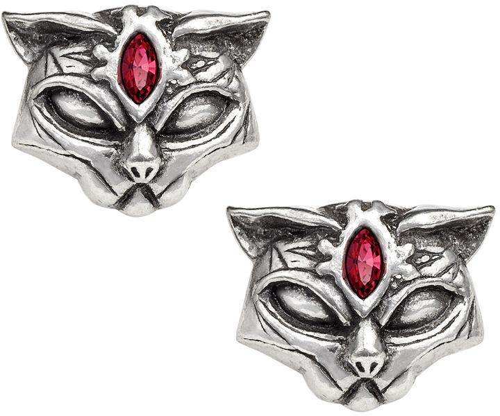 Alchemy Gothic Sacred Cat Earrings - Alchemy Gothic - Flyclothing LLC
