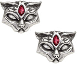 Alchemy Gothic Sacred Cat Earrings - Alchemy Gothic - Flyclothing LLC