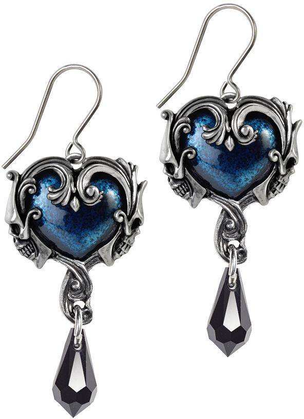Alchemy Gothic Affaire Du Coeur Earrings - Alchemy Gothic - Flyclothing LLC