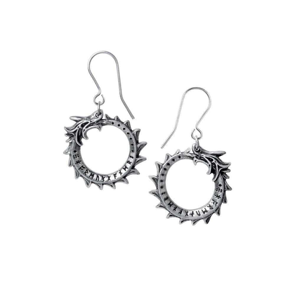 Metalwear Jormungand Earrings - Alchemy Gothic - Flyclothing LLC