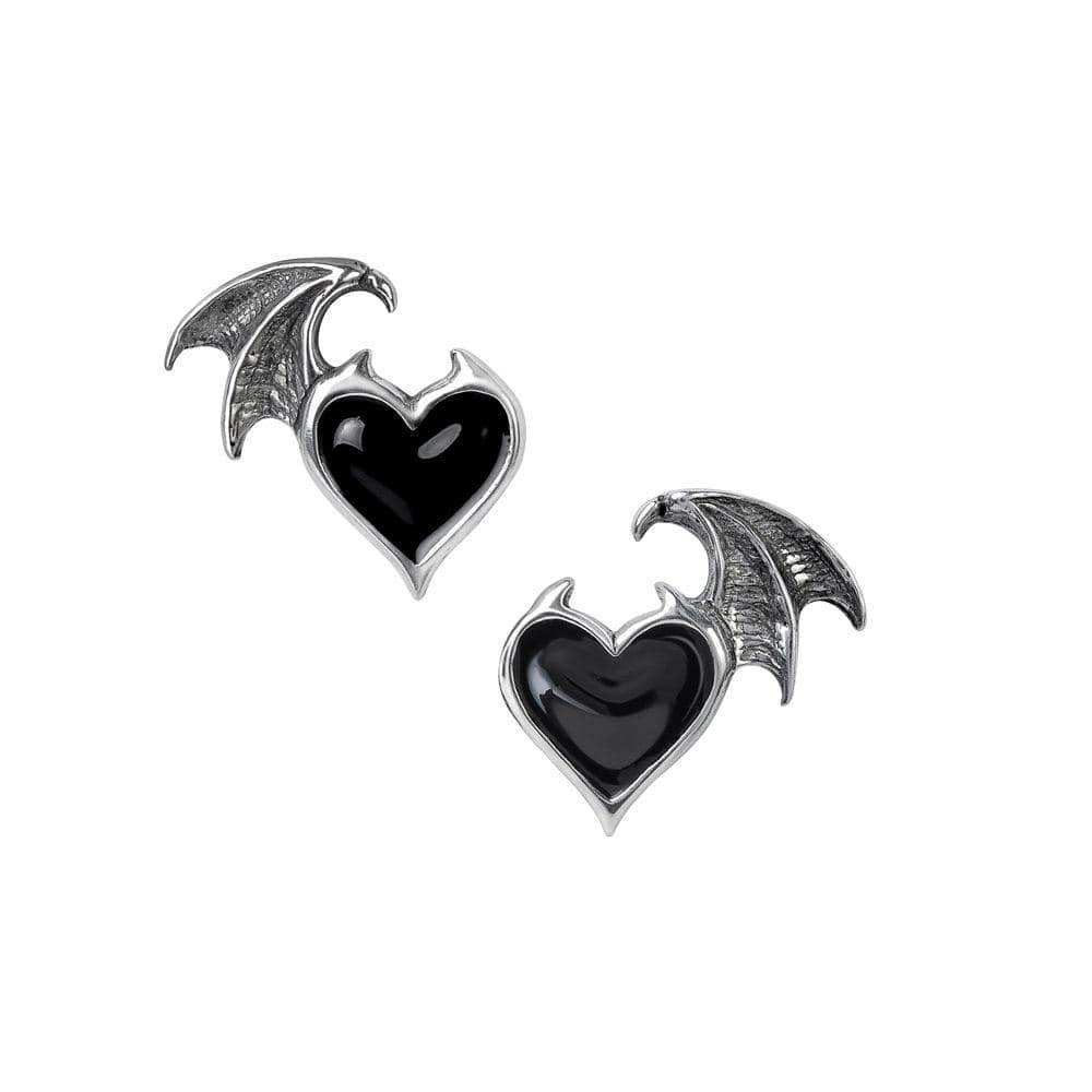 Alchemy Gothic Blacksoul Ear Studs - Alchemy Gothic - Flyclothing LLC