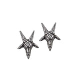Alchemy Gothic Baphomet Studs - Alchemy Gothic - Flyclothing LLC