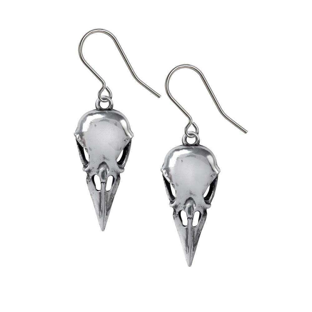 Alchemy Gothic Coeur Crane Earrings - Alchemy Gothic - Flyclothing LLC
