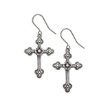Alchemy Gothic Gothic Devotion Crosses Earrings - Alchemy Gothic - Flyclothing LLC
