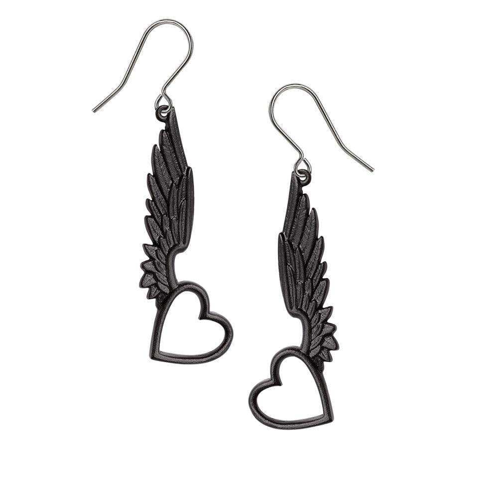 Alchemy Gothic Passio Wings of Love Earrings - Alchemy Gothic - Flyclothing LLC