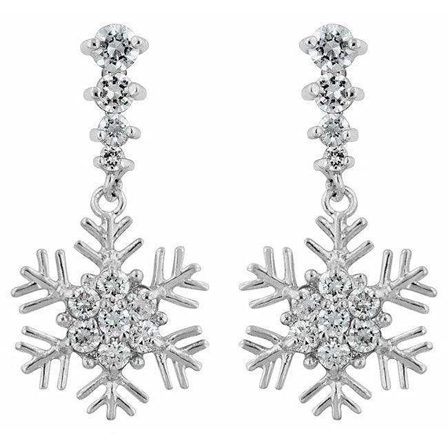 Snowflake Drop Earrings - JGI - Flyclothing LLC