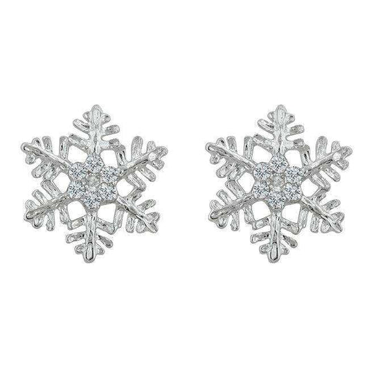 Snowflake Stud Earrings - JGI - Flyclothing LLC
