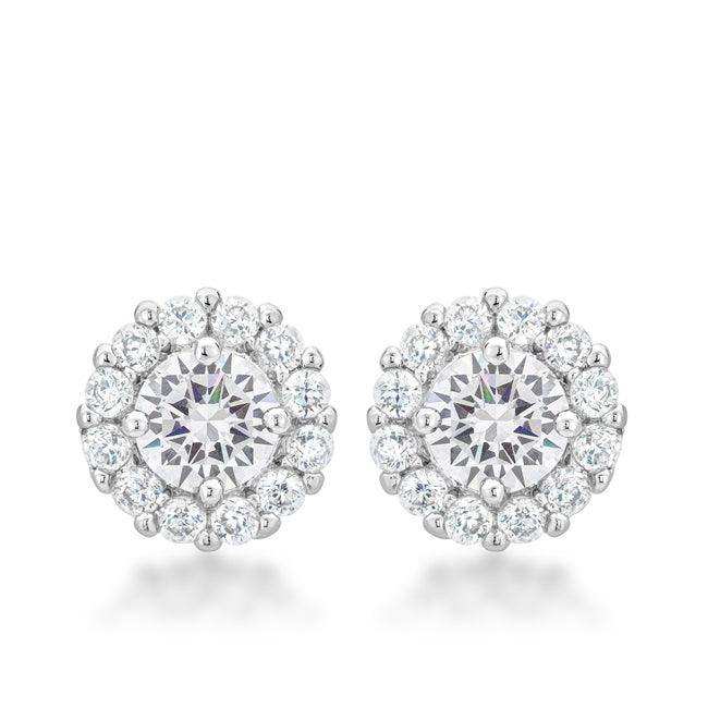 Bella Bridal Earrings in Clear - JGI - Flyclothing LLC