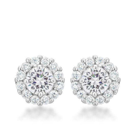 Bella Bridal Earrings in Clear - JGI - Flyclothing LLC