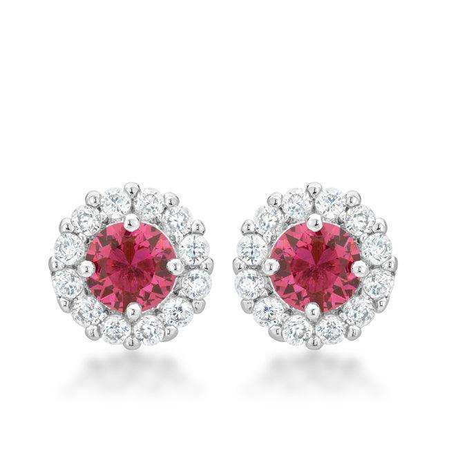 Bella Bridal Earrings in Pink - JGI - Flyclothing LLC