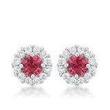 Bella Bridal Earrings in Pink - JGI - Flyclothing LLC
