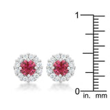 Bella Bridal Earrings in Pink - JGI - Flyclothing LLC