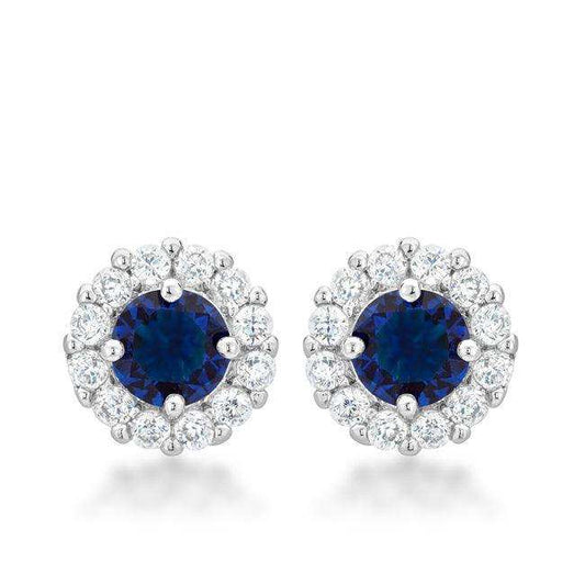 Bella Bridal Earrings in Blue - JGI - Flyclothing LLC