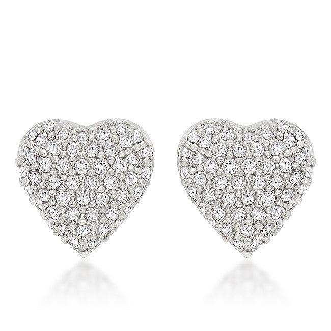 Special Pave Heart Earrings - JGI - Flyclothing LLC