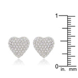 Special Pave Heart Earrings - JGI - Flyclothing LLC