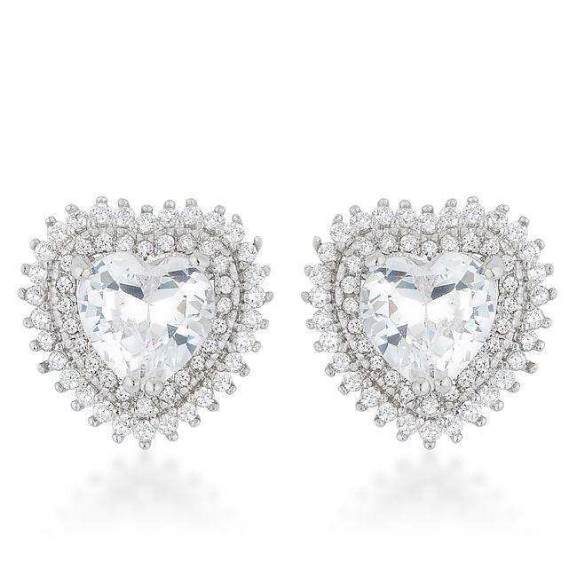 Halo Heart Earrings - JGI - Flyclothing LLC