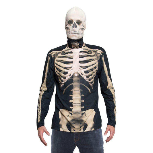 Skeleton mask-tee combo - Faux Real - Flyclothing LLC