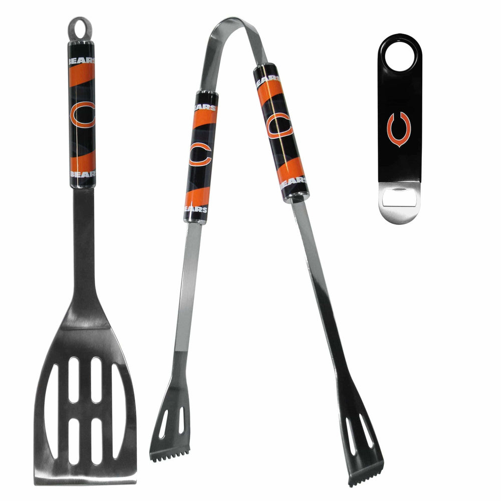 Chicago Bears 2 pc BBQ Set and Bottle Opener - Siskiyou Buckle - Flyclothing LLC