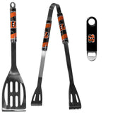 Cincinnati Bengals 2 pc BBQ Set and Bottle Opener - Siskiyou Buckle - Flyclothing LLC