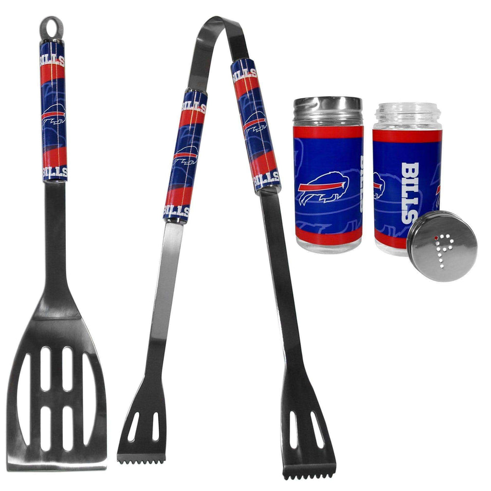 Buffalo Bills 2pc BBQ Set with Tailgate Salt & Pepper Shakers - Siskiyou Buckle - Flyclothing LLC
