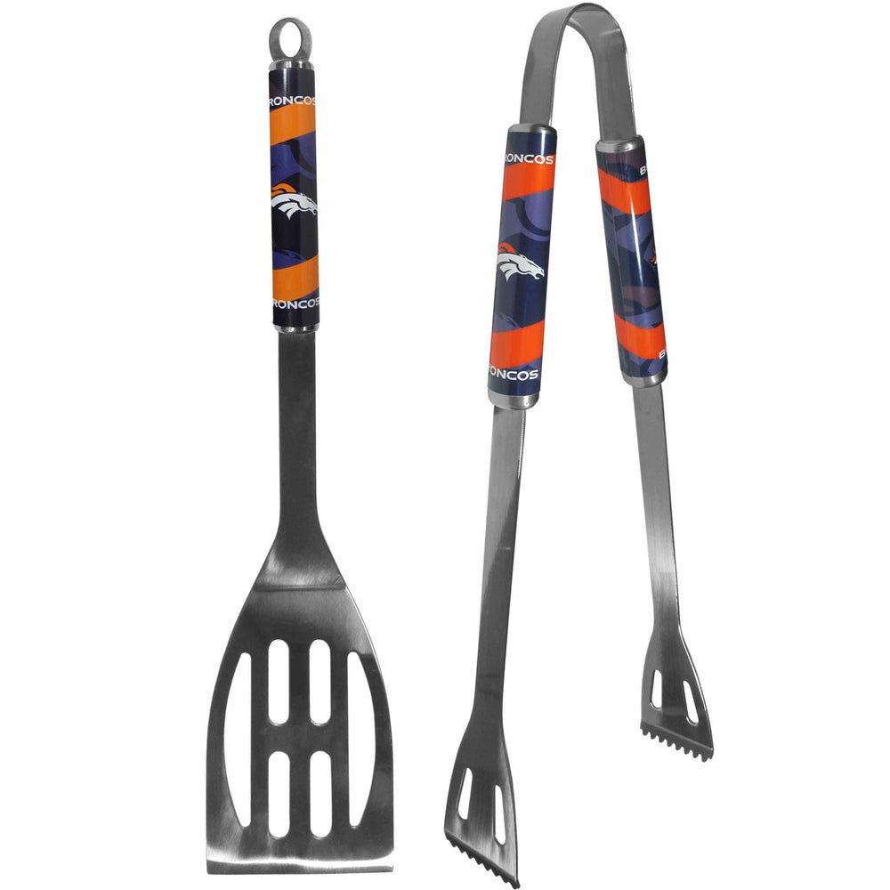 Denver Broncos 2 pc Steel BBQ Tool Set - Siskiyou Buckle - Flyclothing LLC