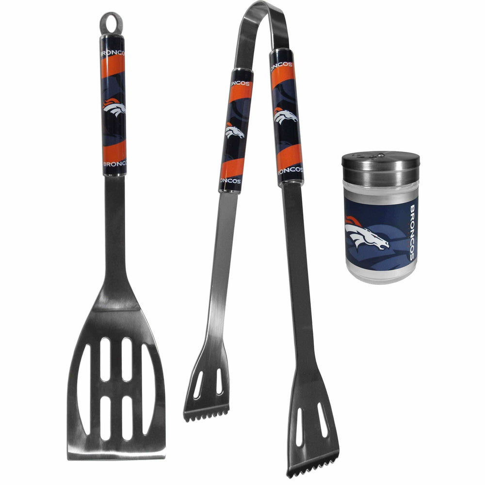 Denver Broncos 2pc BBQ Set with Season Shaker - Siskiyou Buckle - Flyclothing LLC