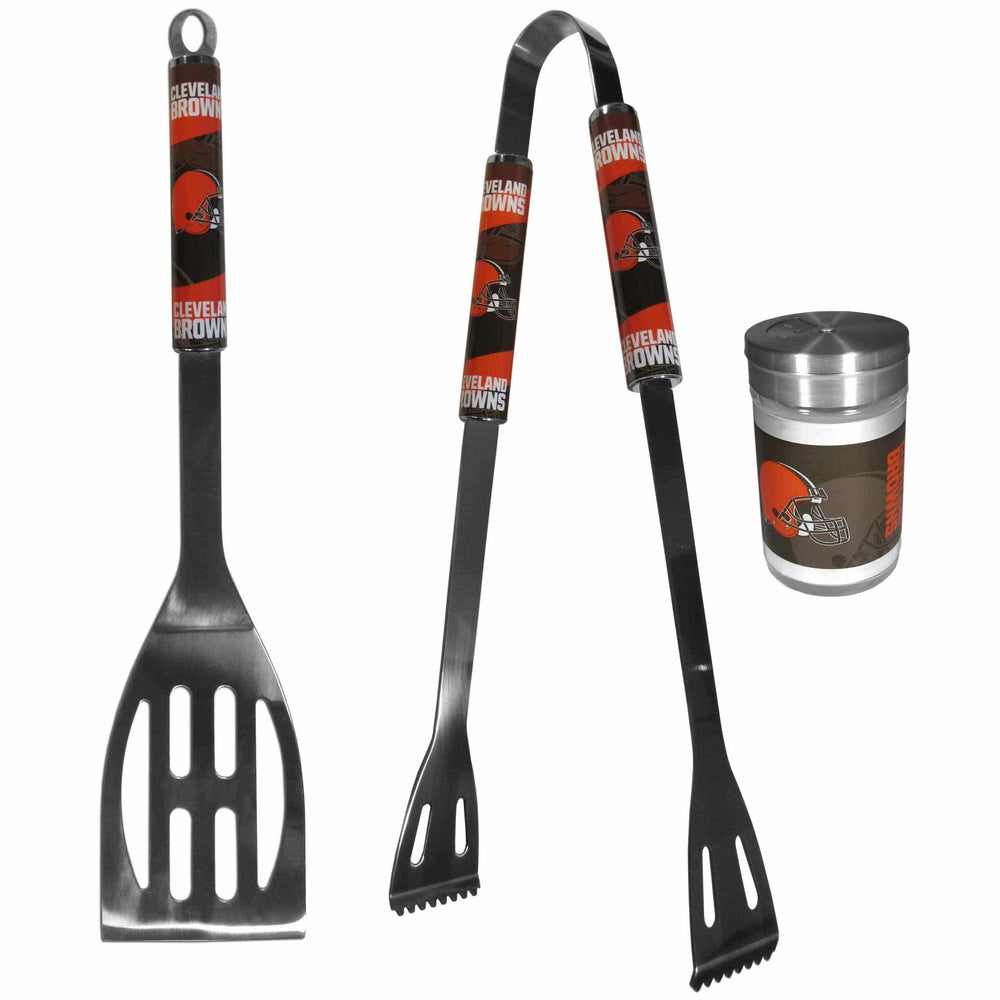 Cleveland Browns 2pc BBQ Set with Season Shaker - Siskiyou Buckle - Flyclothing LLC