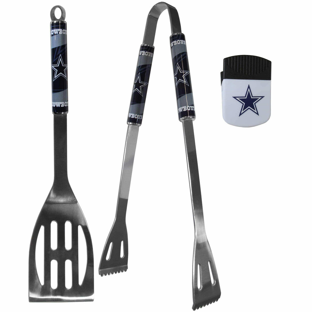 Dallas Cowboys 2 pc BBQ Set and Chip Clip - Siskiyou Buckle - Flyclothing LLC